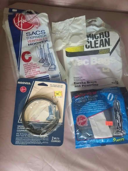 Photo of free Various bags and parts for hoover (Mississauga Ontario Canada) #1