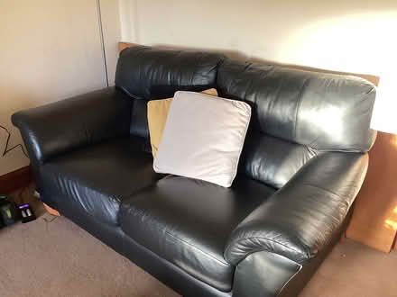 Photo of free Leather sofa (Roseburn Edinburgh EH12) #2