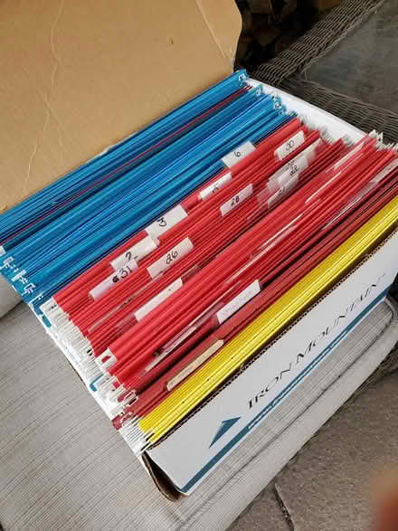 Photo of free Box of letter size hanging folders (Gloucester) #1