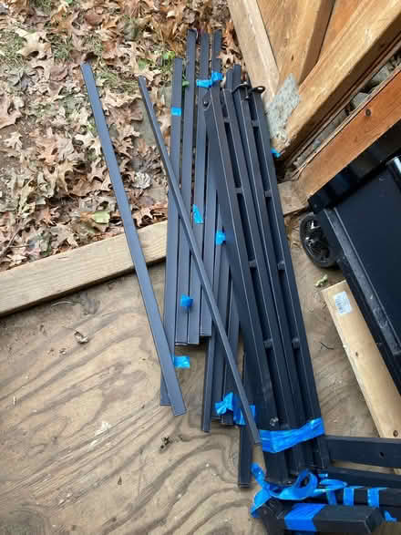 Photo of free Twin metal bed frame (Woodfield Rd & Airpark) #2