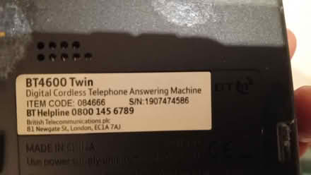 Photo of free BT Twin telephone set (Garden City OX5) #2