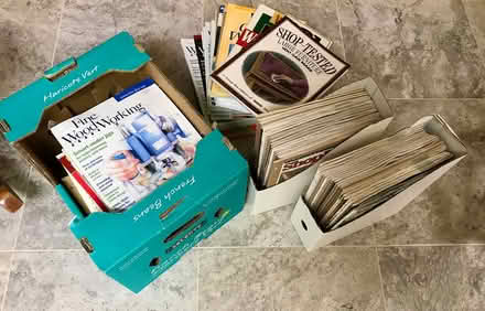 Photo of free Fine Woodworking books/magazines (Mississauga - Dixie/Bloor) #1