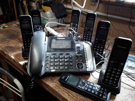 Photo of free 2-line Panasonic phone+extra units (199/Jamestown Road) #1