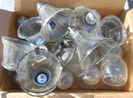 Photo of free Mix of glass solar lamps covers (Somers) #2