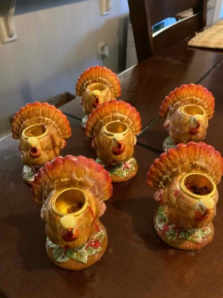 Photo of free 6 Turkey candle holders (Near Shady Grove metro) #1