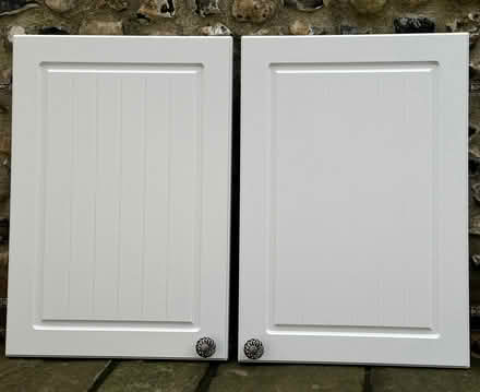 Photo of free 2 white kitchen cupboard doors (East Marden) #1