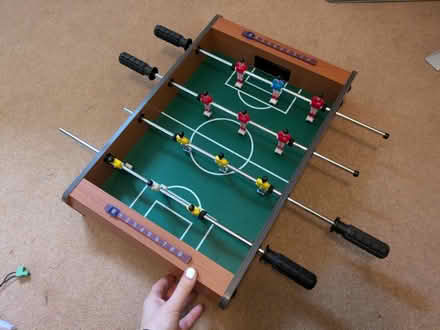 Photo of free Small table football wooden game (Mosspark, Glasgow G52) #1