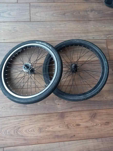 Photo of free 20" bmx wheels (Wolverley DY11) #1