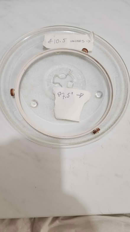 Photo of free Microwave ring and glass plate (Danforth and Greenwood) #1