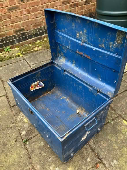 Photo of free Tin trunk (corley) #3