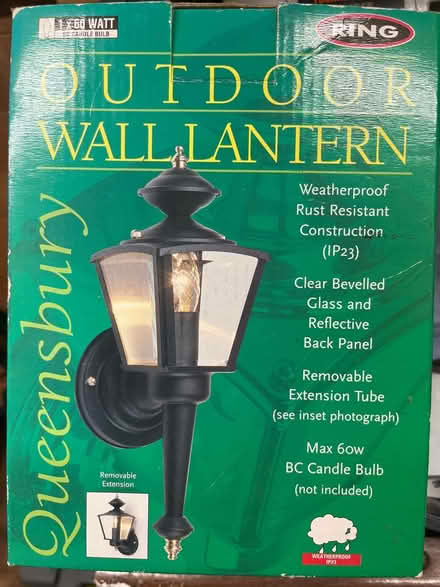 Photo of free Outdoor wall lantern - brand new (Shrewsbury) #1