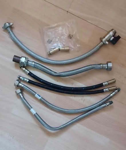 Photo of free Assorted flex hoses (Bedford) #1