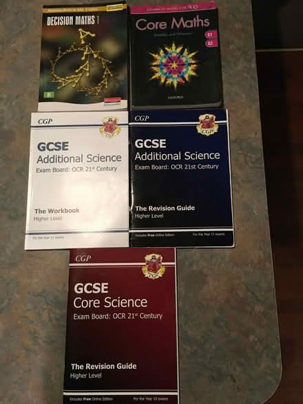 Photo of free School revision books (Hailsham BN27) #1