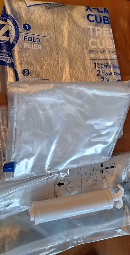 Photo of free Vacuum pack bags x 3 (Stotfold SG5) #1