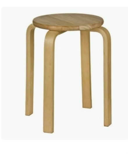 Photo of Small wooden stool similar to the one in picture. (Presteigne LD8) #1