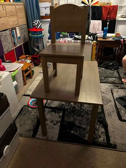 Photo of free Child's table and 2 chairs (Parkside SK7) #2