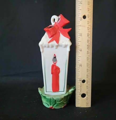 Photo of free Ceramic Holiday Candleholder (Crescent Park) #4