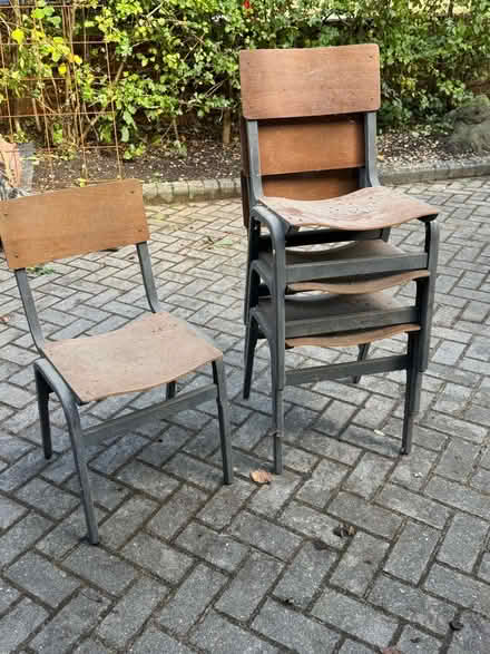 Photo of free Old wooden chairs (South Park, Reigate) #3