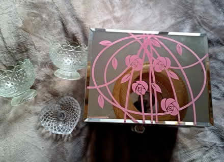 Photo of free Glass mirrored jewellery box (Morley DE21) #1