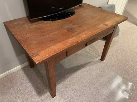 Photo of free Wooden desk (North Farm, North Bethesda) #2