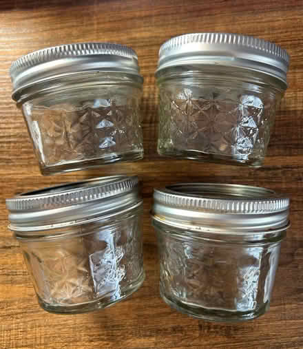 Photo of free Set of four small glass jars (Owings Mills,MD) #3