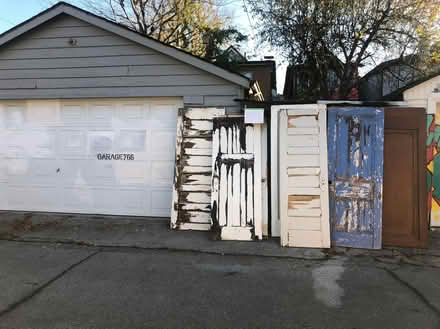 Photo of free old doors (Sandra Shamas' Lane) #1