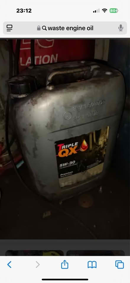 Photo of free Waste engine oil (Witham Essex) #1