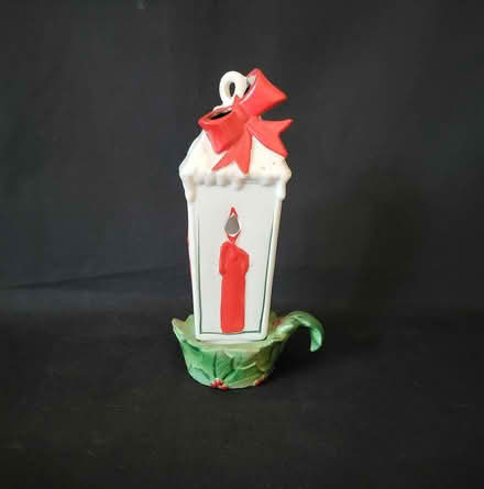 Photo of free Ceramic Holiday Candleholder (Crescent Park) #1