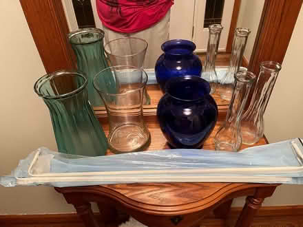 Photo of free Vases and Curtain Rods (St charles mo) #1