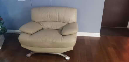 Photo of free Leather Couch & Chair (Schaumburg) #2