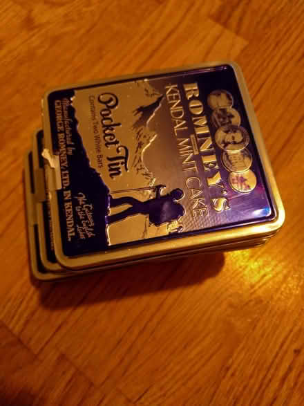 Photo of free Four tins of Kendal mintcake (Long Itchington CV47) #1