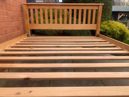 Photo of free King sized pine bed (Pontefract WF8) #2