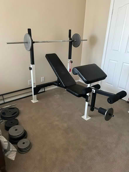 Photo of free Weight bench with wieghts (palm desert off Deep Canyon) #2