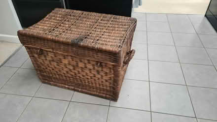 Photo of free Large wicker trunk (Weston Park) #1