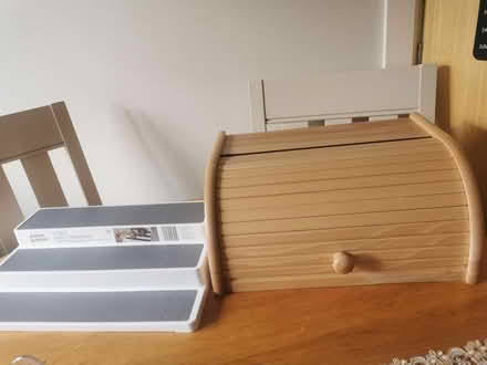 Photo of free Bread bin/1 tier shelf organiser (Idle) #1