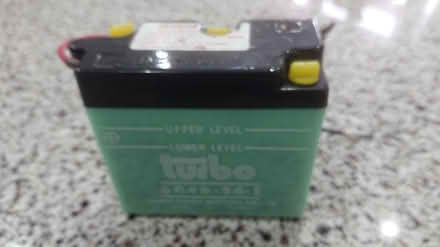 Photo of free Small 6v motorcycle battery (Fishponds/Downend BS16) #1