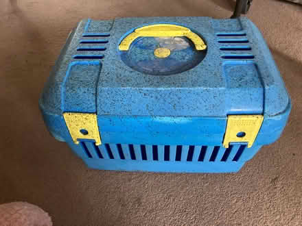 Photo of free Large Plastic Pet Carrier 45cm x 30cm x 27cm (St James, South Elmham IP19) #1