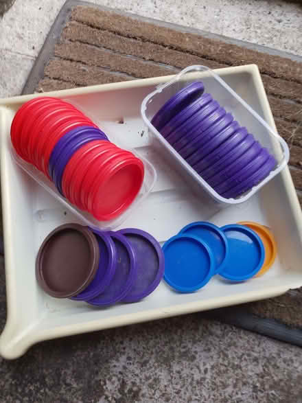 Photo of free Plastic lids (Frome BA11) #1