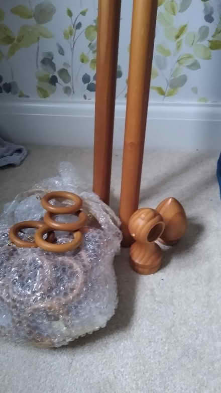 Photo of free Wooden curtain pole (Tunbury Wood ME5) #1