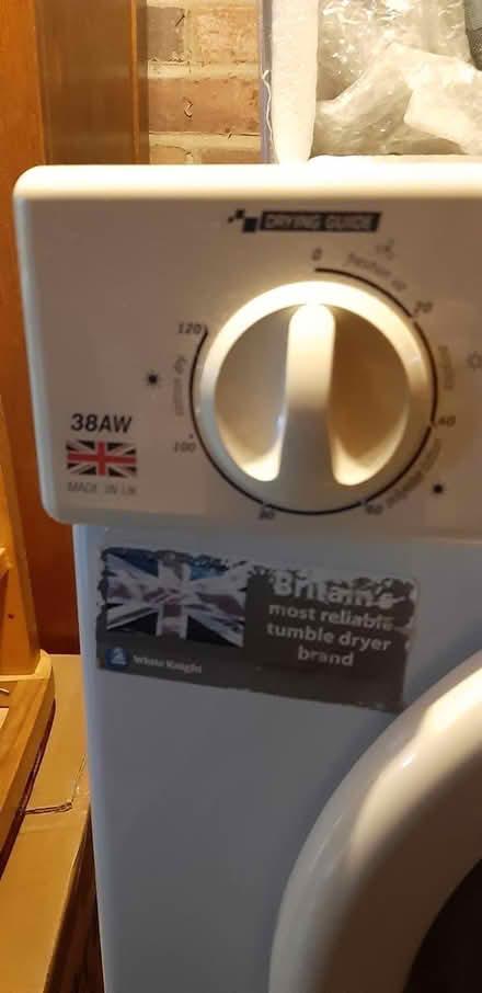 Photo of free Small White Knight tumble dryer (Dawlish) #3