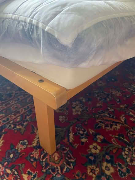 Photo of free 5ft King Futon Mattress, Upholstered Bedhead and Bed Frame (Sydenham SE26) #3