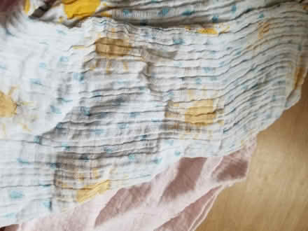 Photo of free 4 muslin cloths for baby (Gloucester) #3