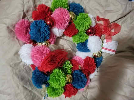 Photo of free Pom Pom wreath New with tags (Arlington) #1