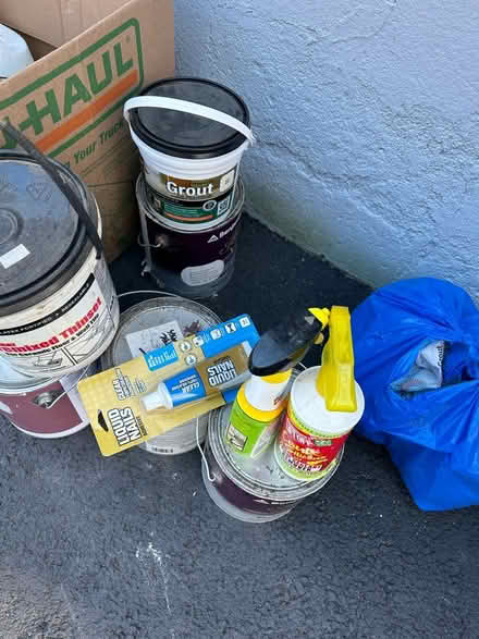 Photo of free Paints and grout- pick up by today (Ridgewood/Paramus) #1