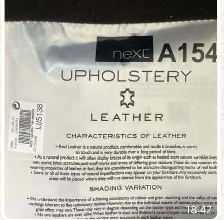 Photo of free Next leather armchair (Cossington LE7) #3