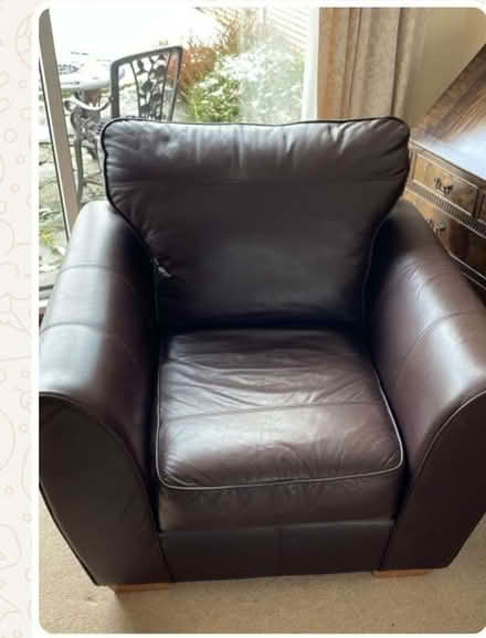 Photo of free Next leather armchair (Cossington LE7) #1