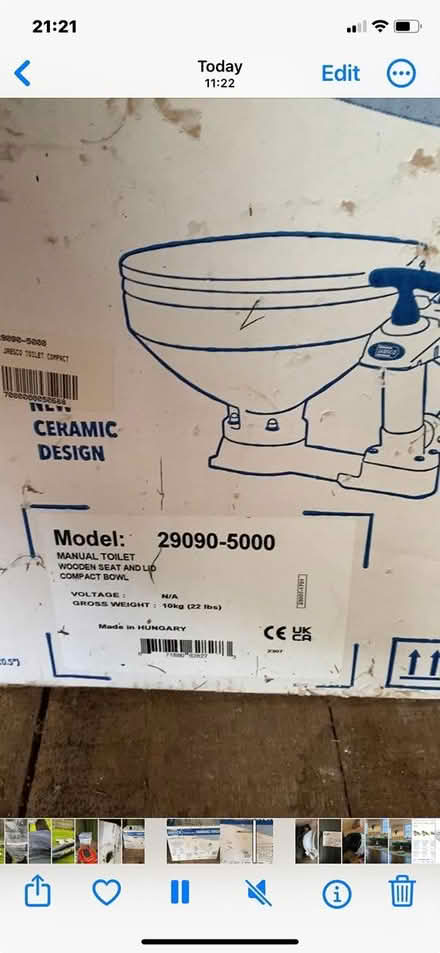 Photo of free Jabsco Marine Toilet ( Manual ) (Stillorgan road blackrock) #2