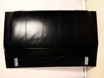 Photo of free black padded headboard (West haven ct) #1