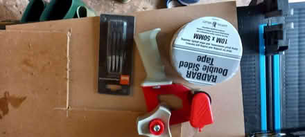 Photo of free Punch set, tape and parcel tape dispenser (Shorton TQ3) #1