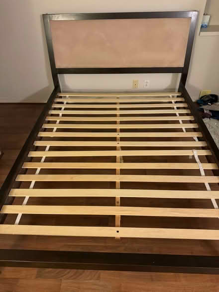 Photo of free Queen sized bed frame (Cathedral hill) #2